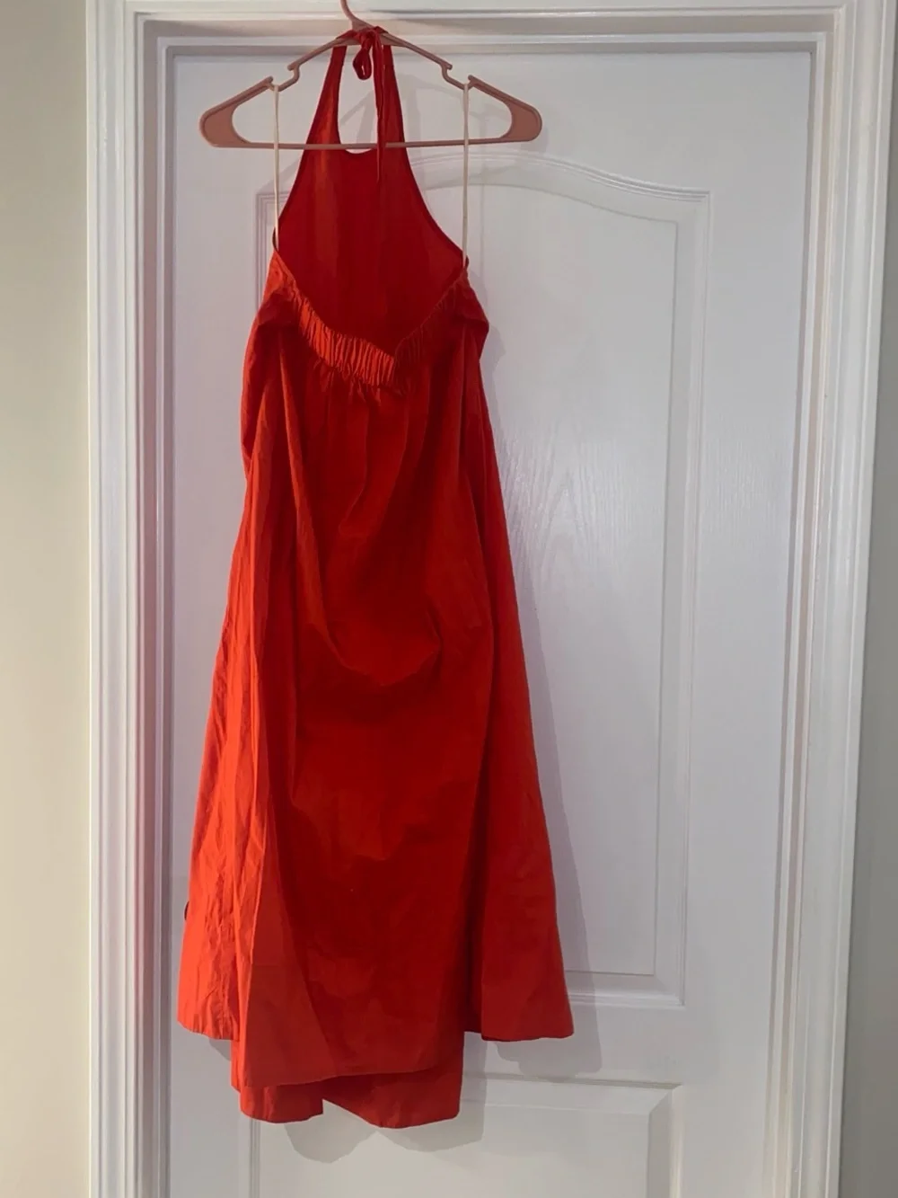 Free People Beachside Tide Red Maxi Dress XS